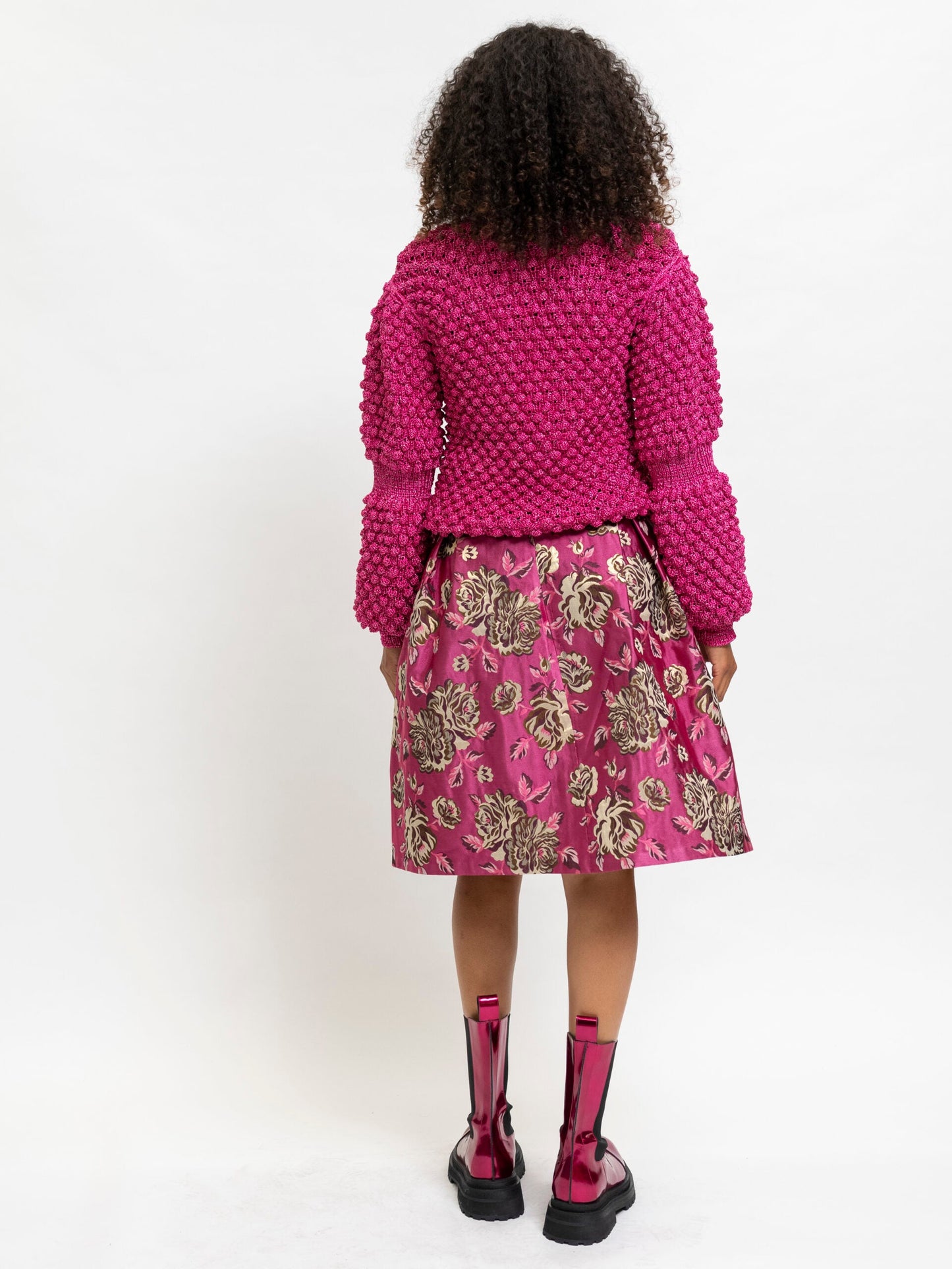Hand knitted pullover