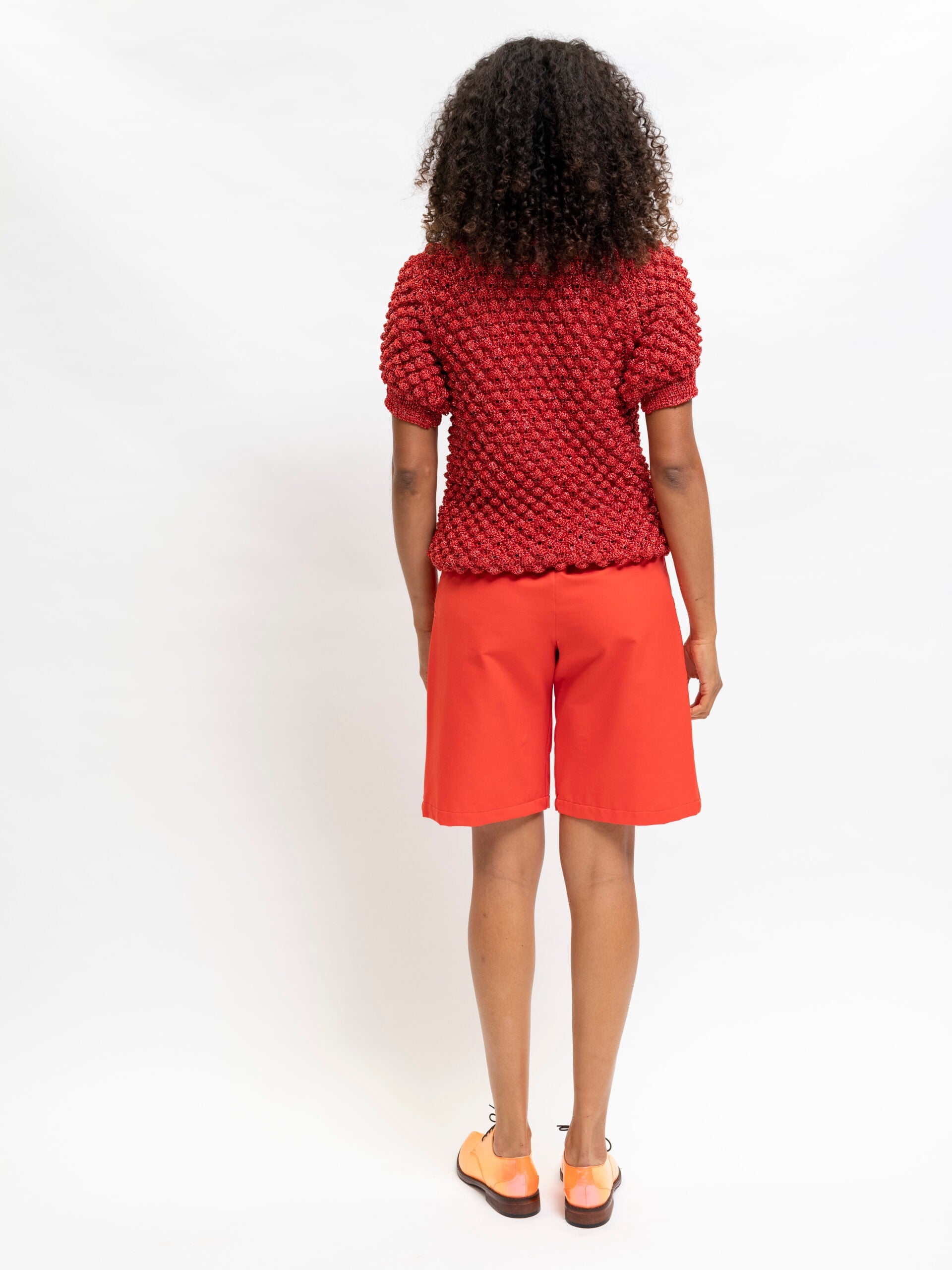 Hand knitted top