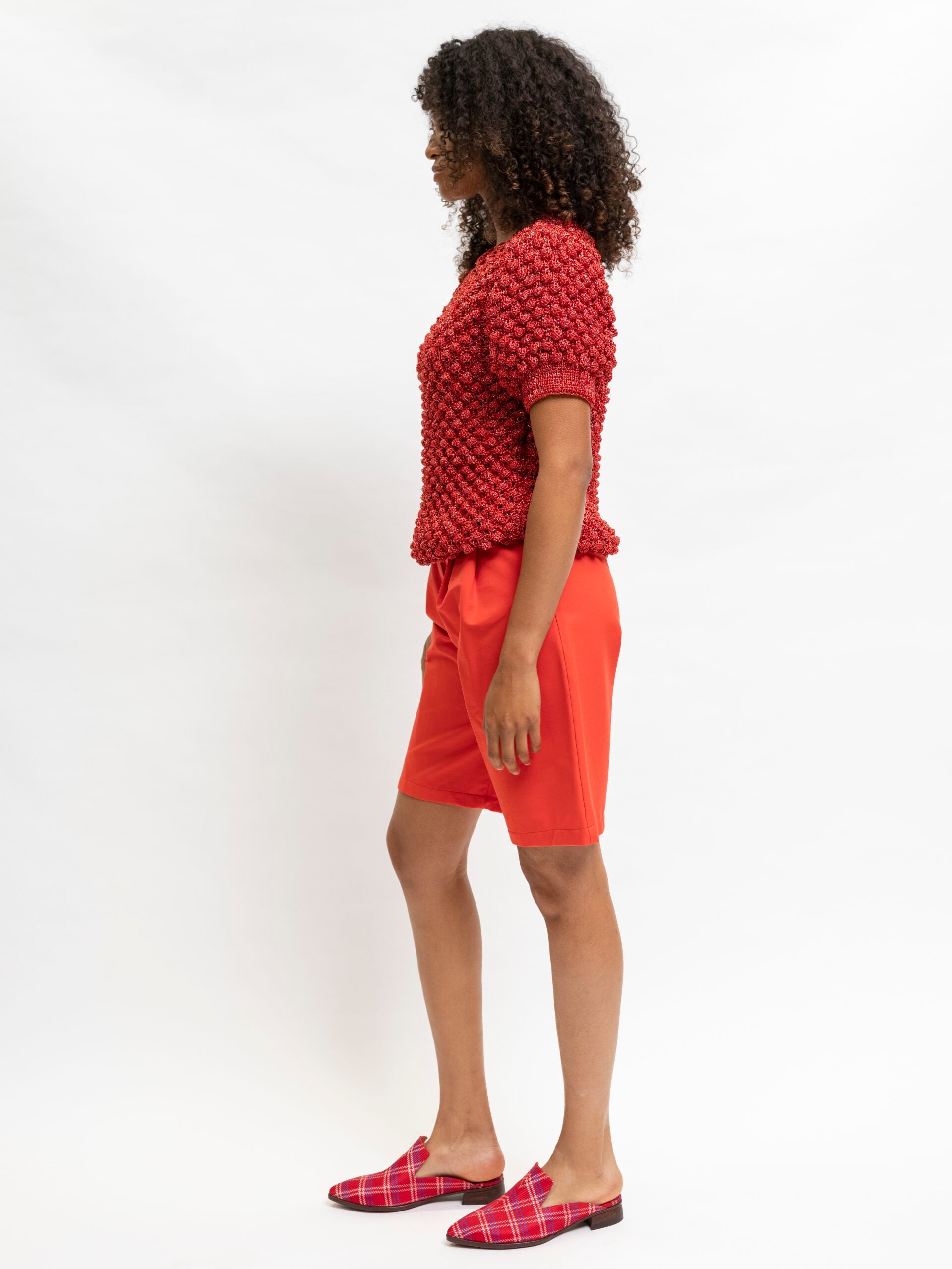 Hand knitted top