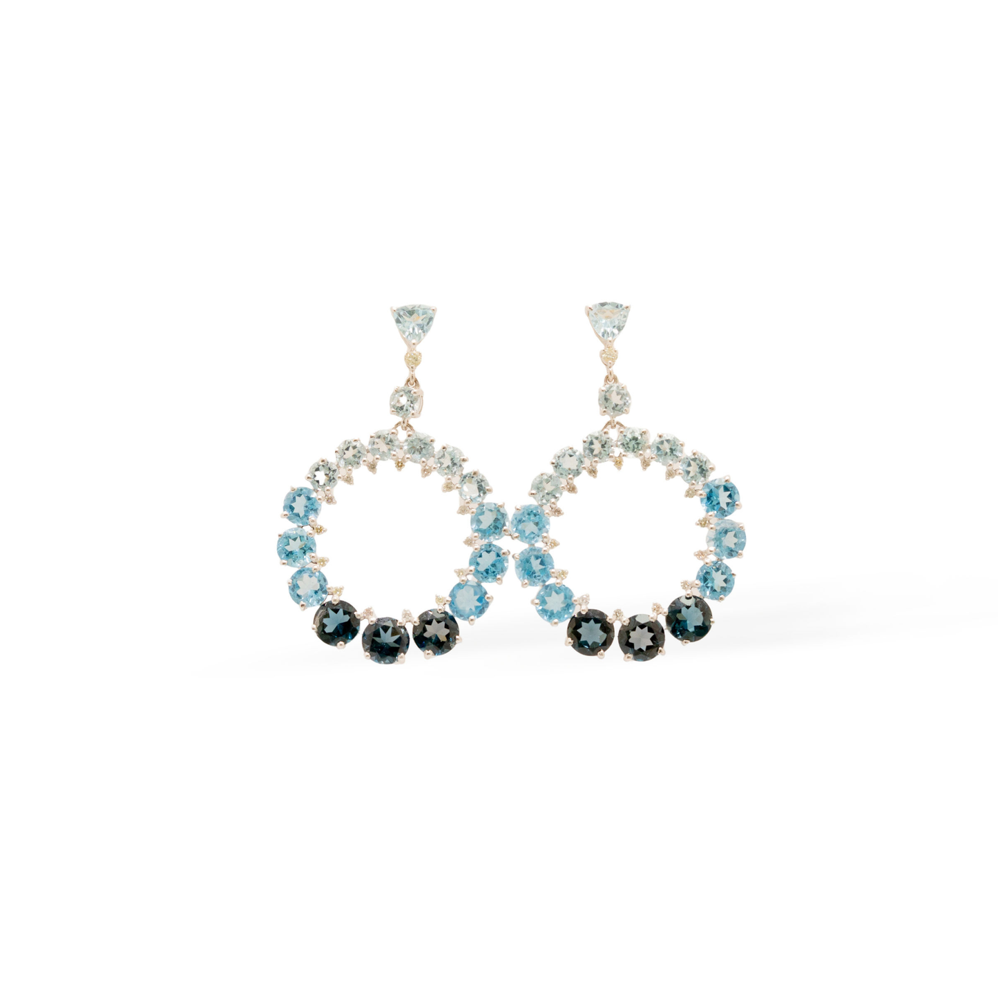 Azure Halo Earrings