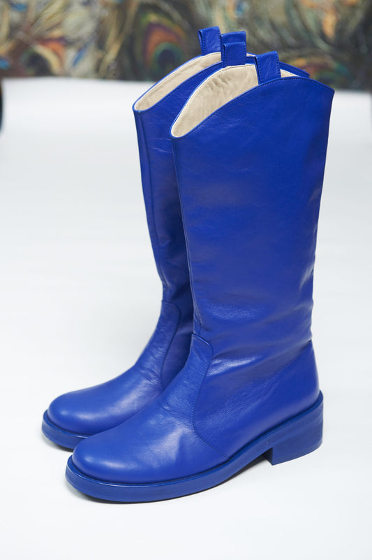 Handmade Boots Blue