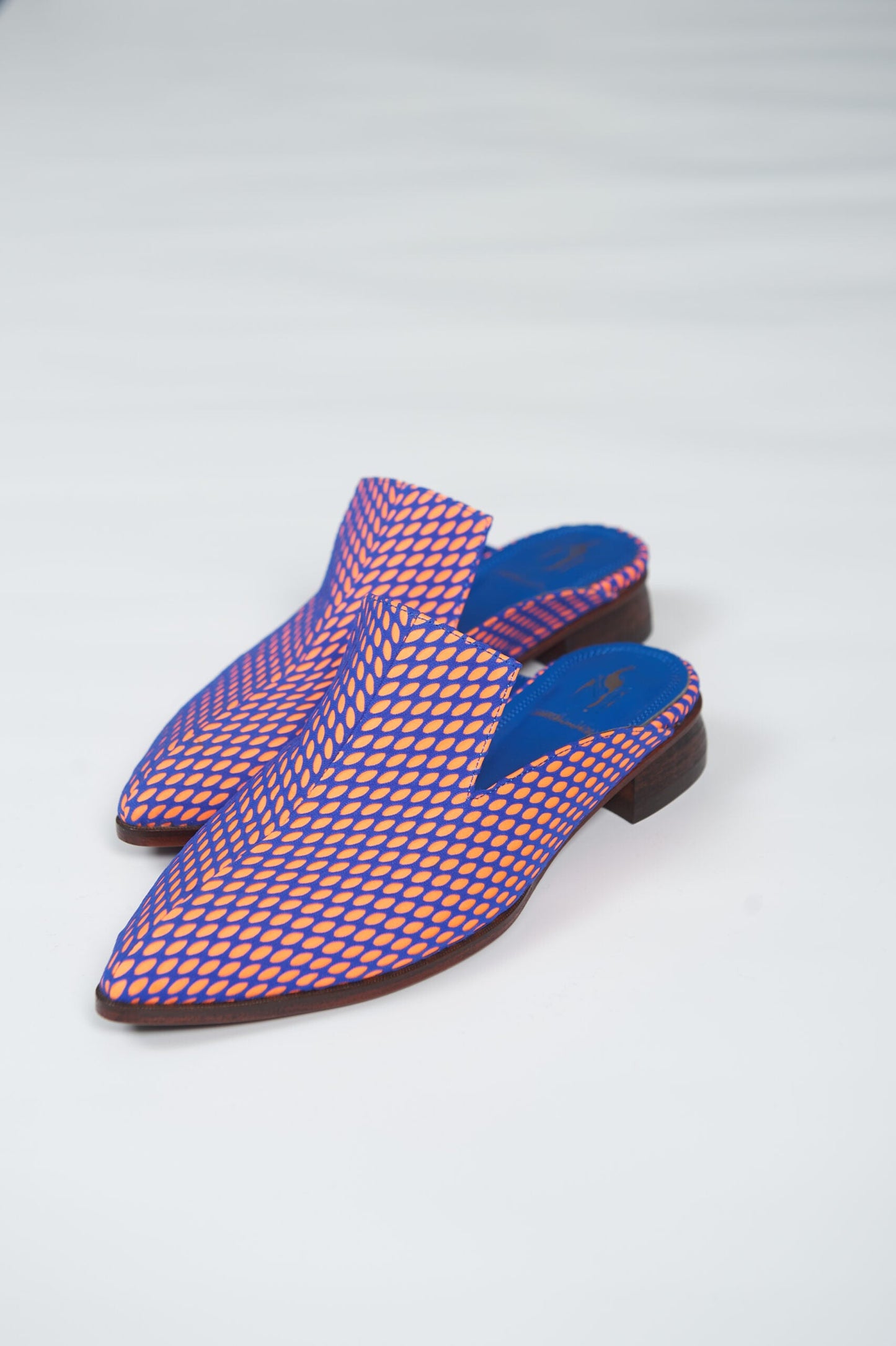 Handmade Mules Blue