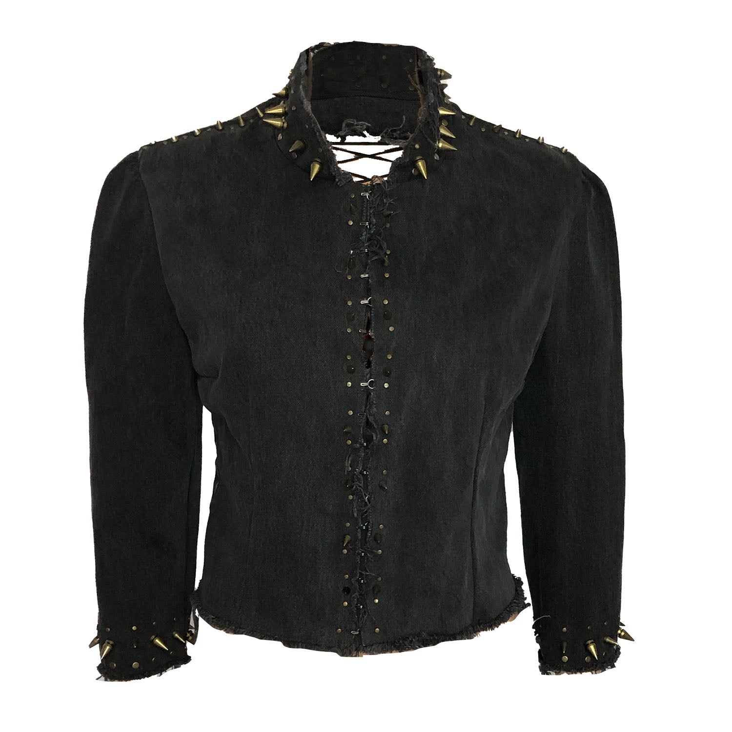 Suzi Spiked Denim Jacket