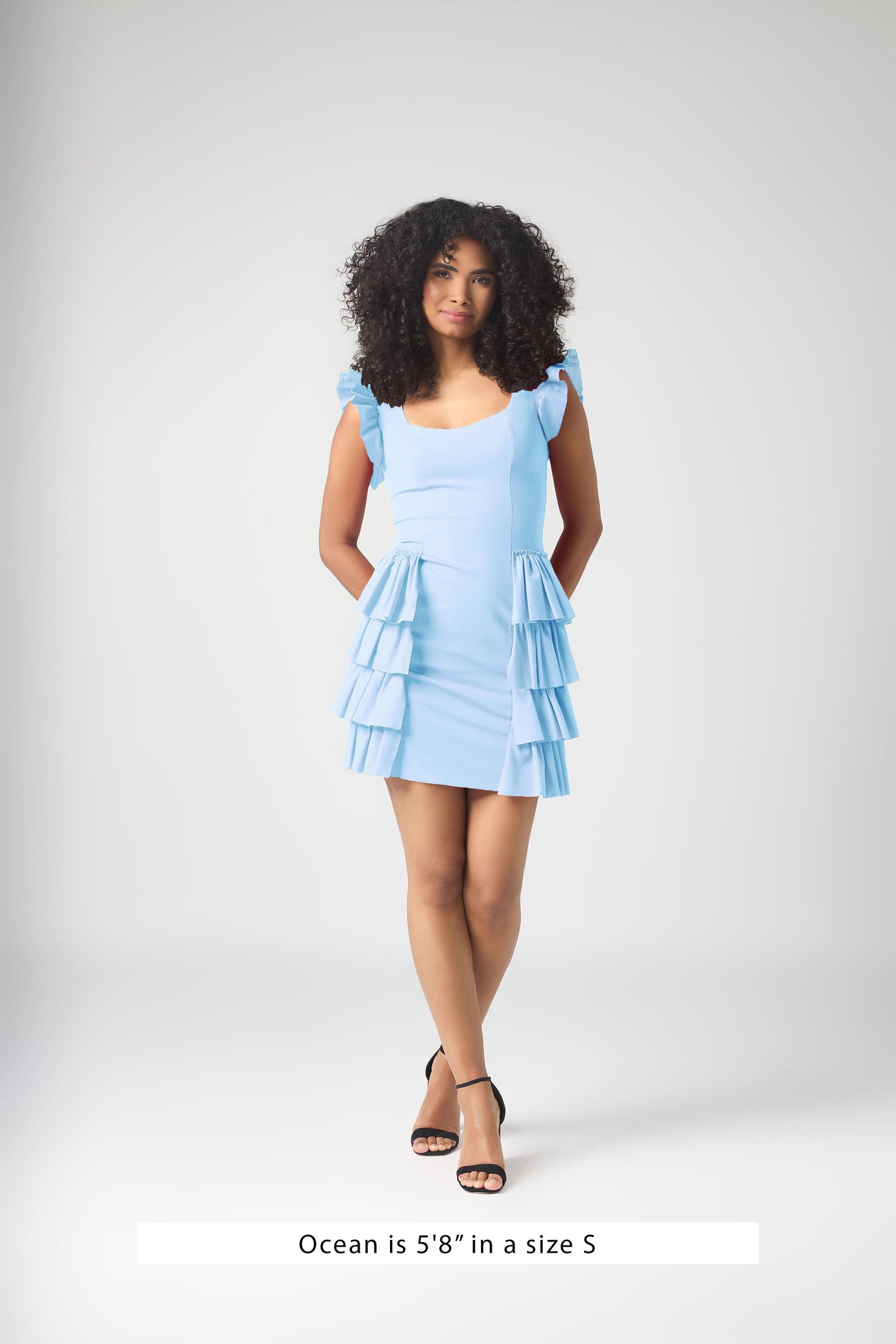 Naomi Ruffle Dress