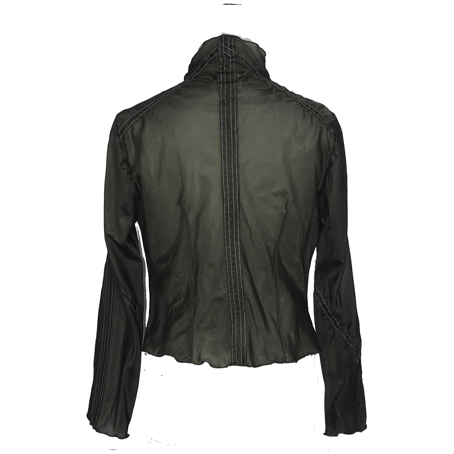 Elinor Flutter Front Jacket-Steel Grey