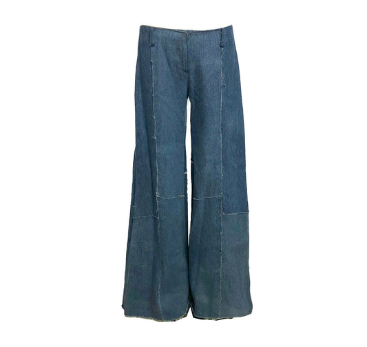 Alex Low Rise Wide Leg Jean-Medium Blue