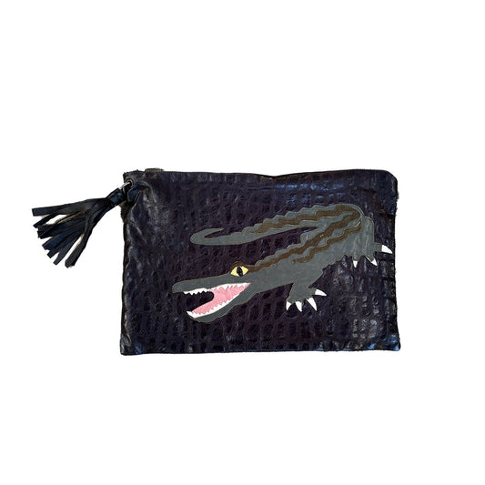 Alligator Clutch Bag