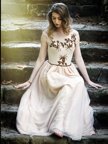 Autumn Beaded Gown