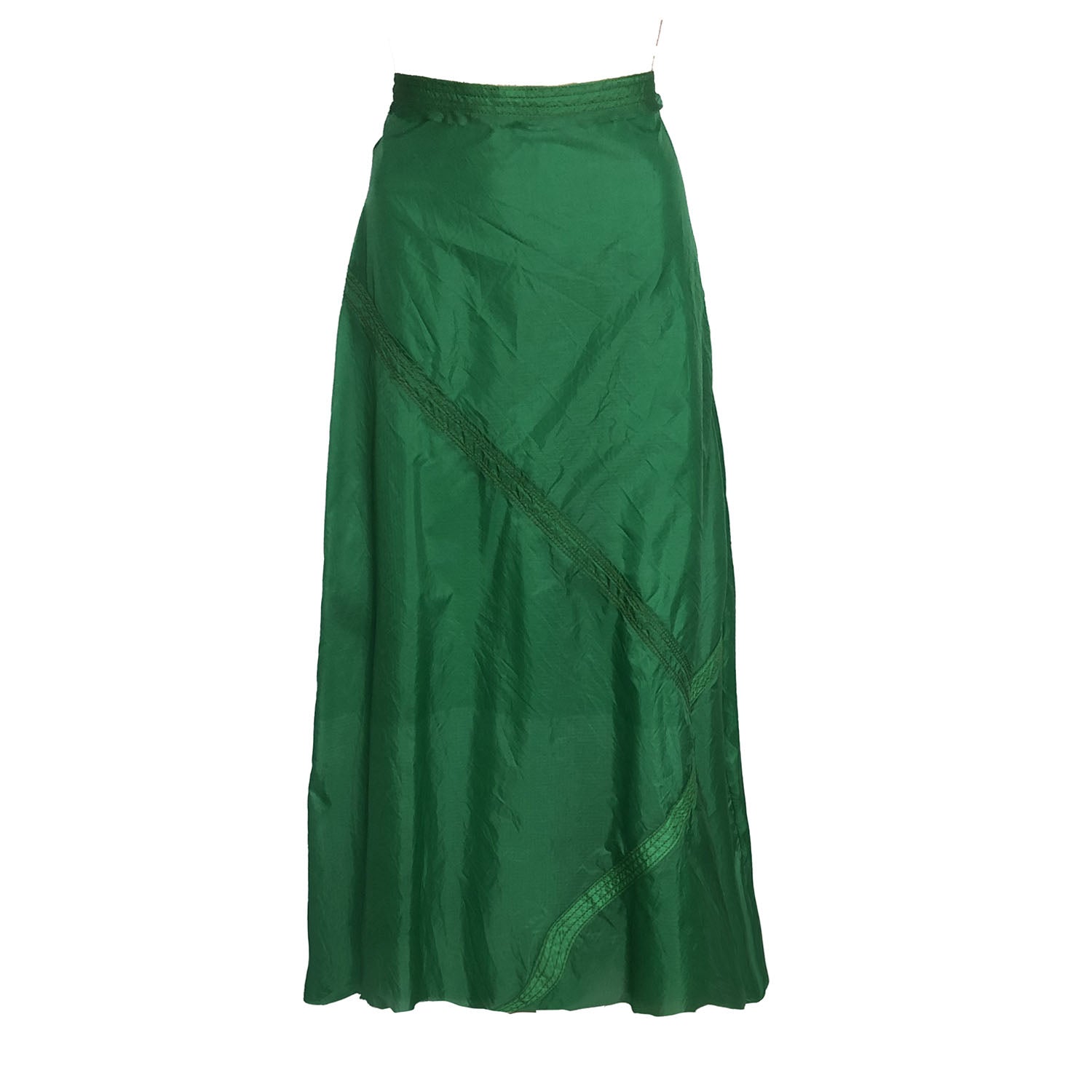 Harriet Midi Parachute Skirt-Forest