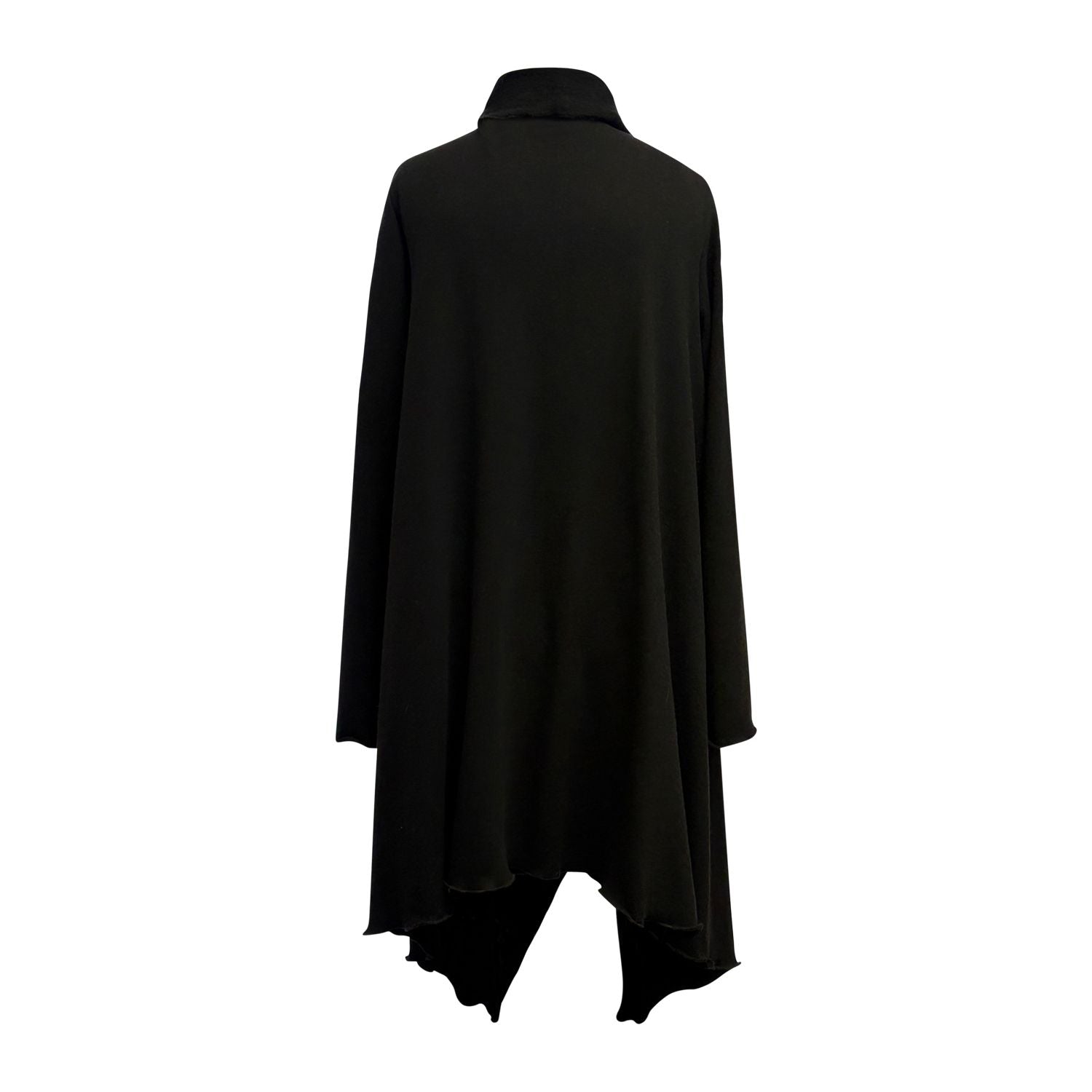 Aspen Wrap – Long French Terry Hemp Wrap-Black