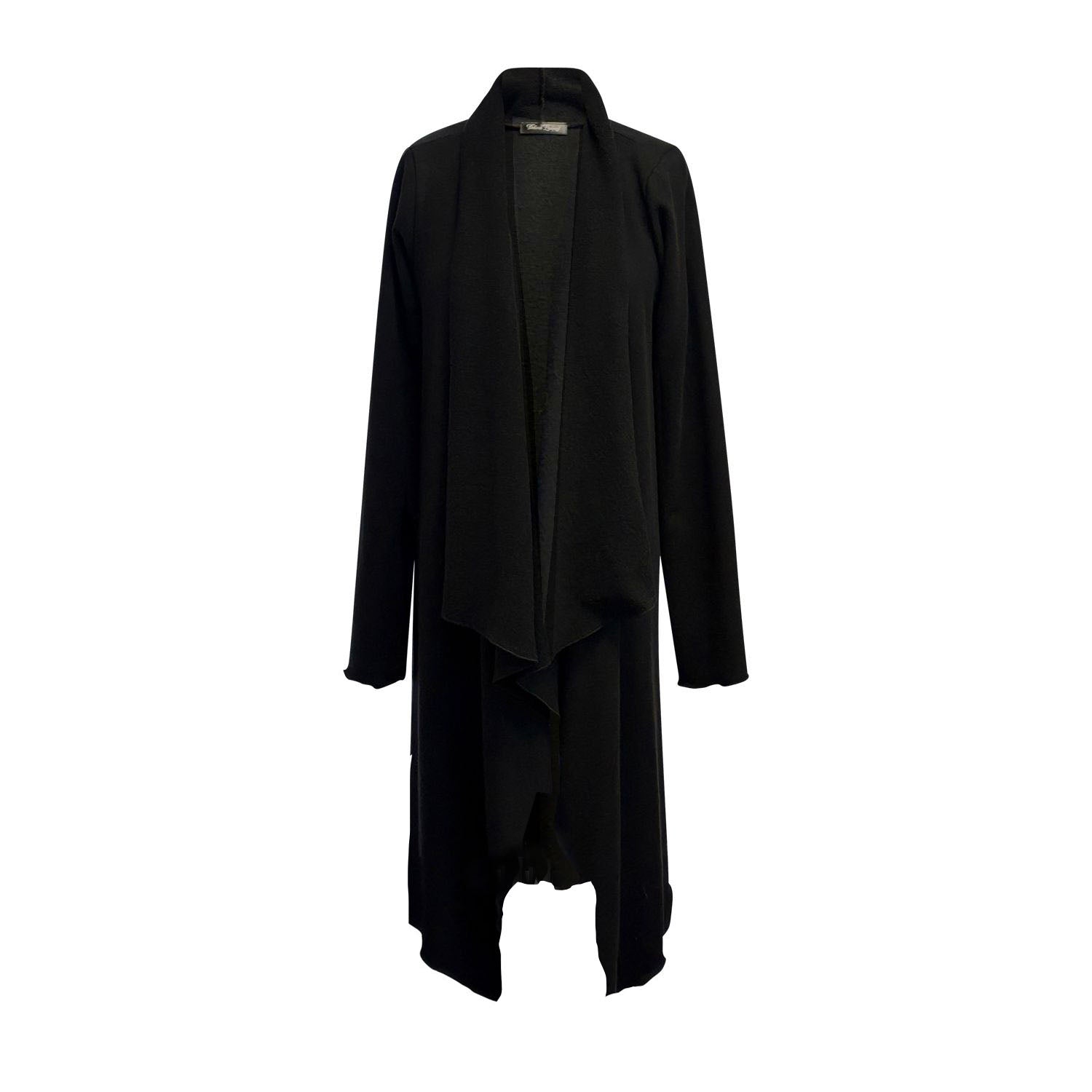 Aspen Wrap – Long French Terry Hemp Wrap-Black