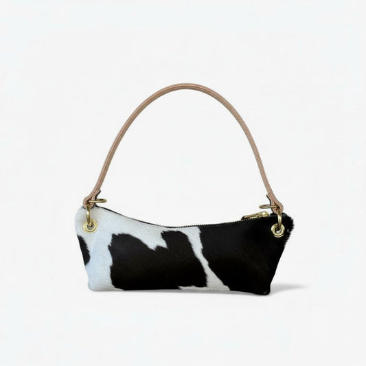 Baby Blair Shoulder Bag, Cow Print