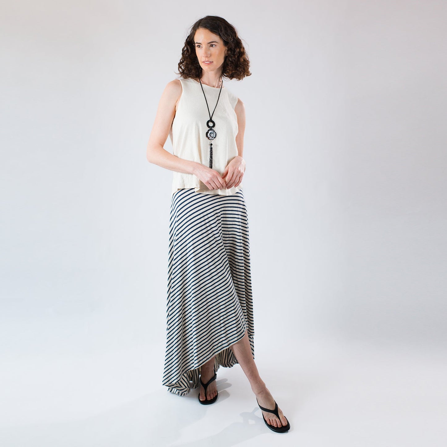 Cleo Sleeveless Hemp T Shirt
