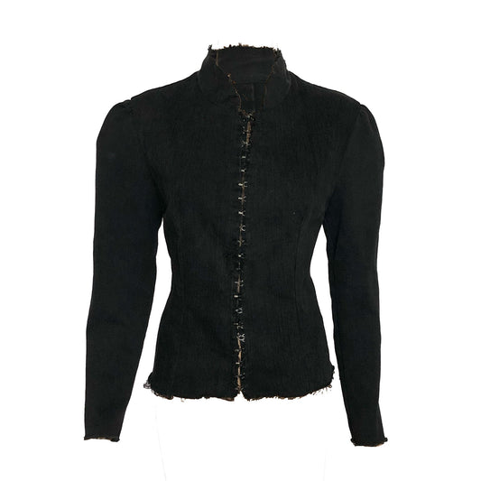 Kristin Denim Jacket-Black