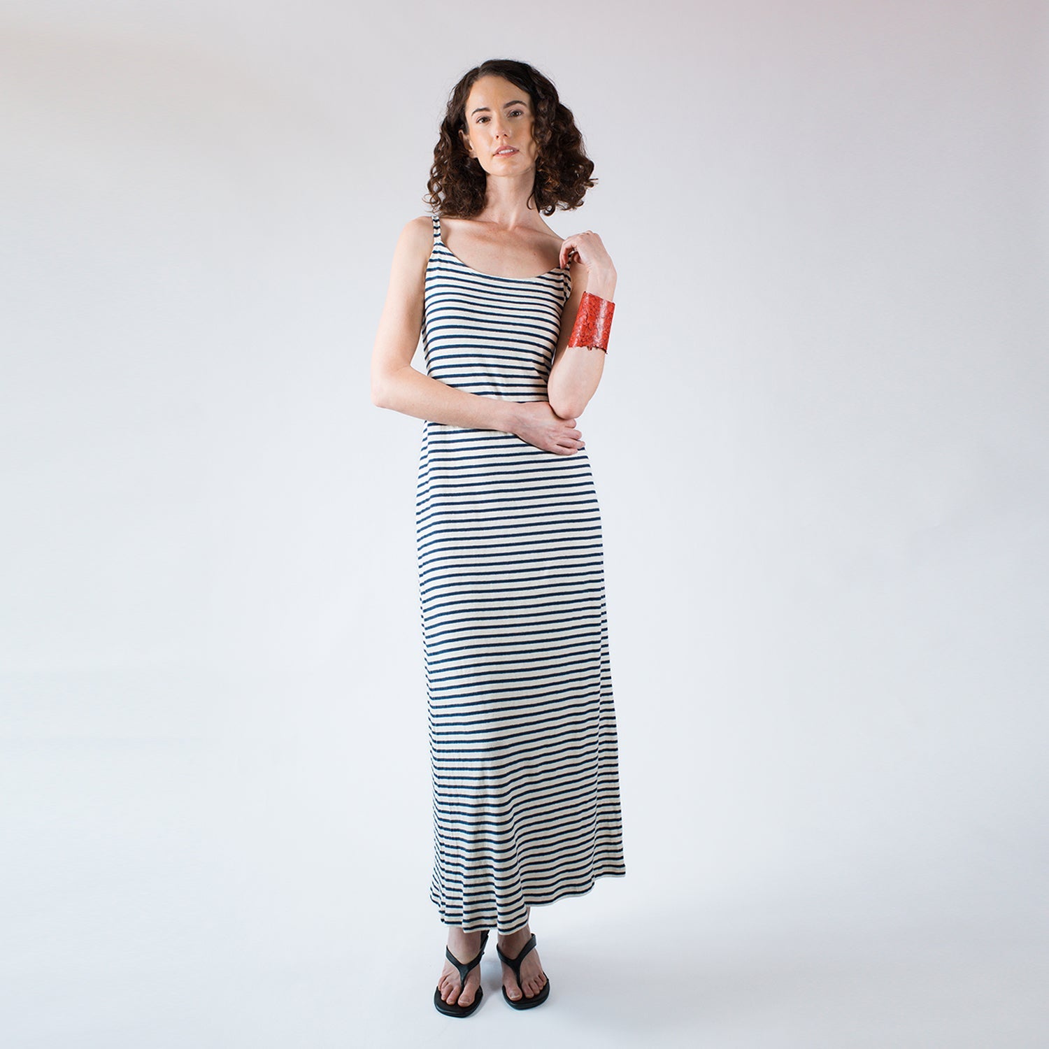 Bridget Stripe Hemp Dress