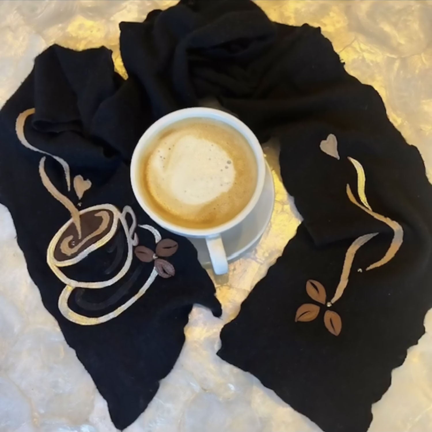 Coffee Cup Scarf ☕