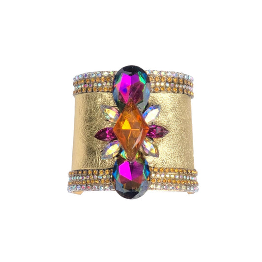 The Deco Cuff-Gold