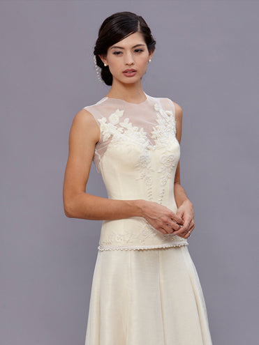 Dorothy Bustier – Vintage Beaded Wool