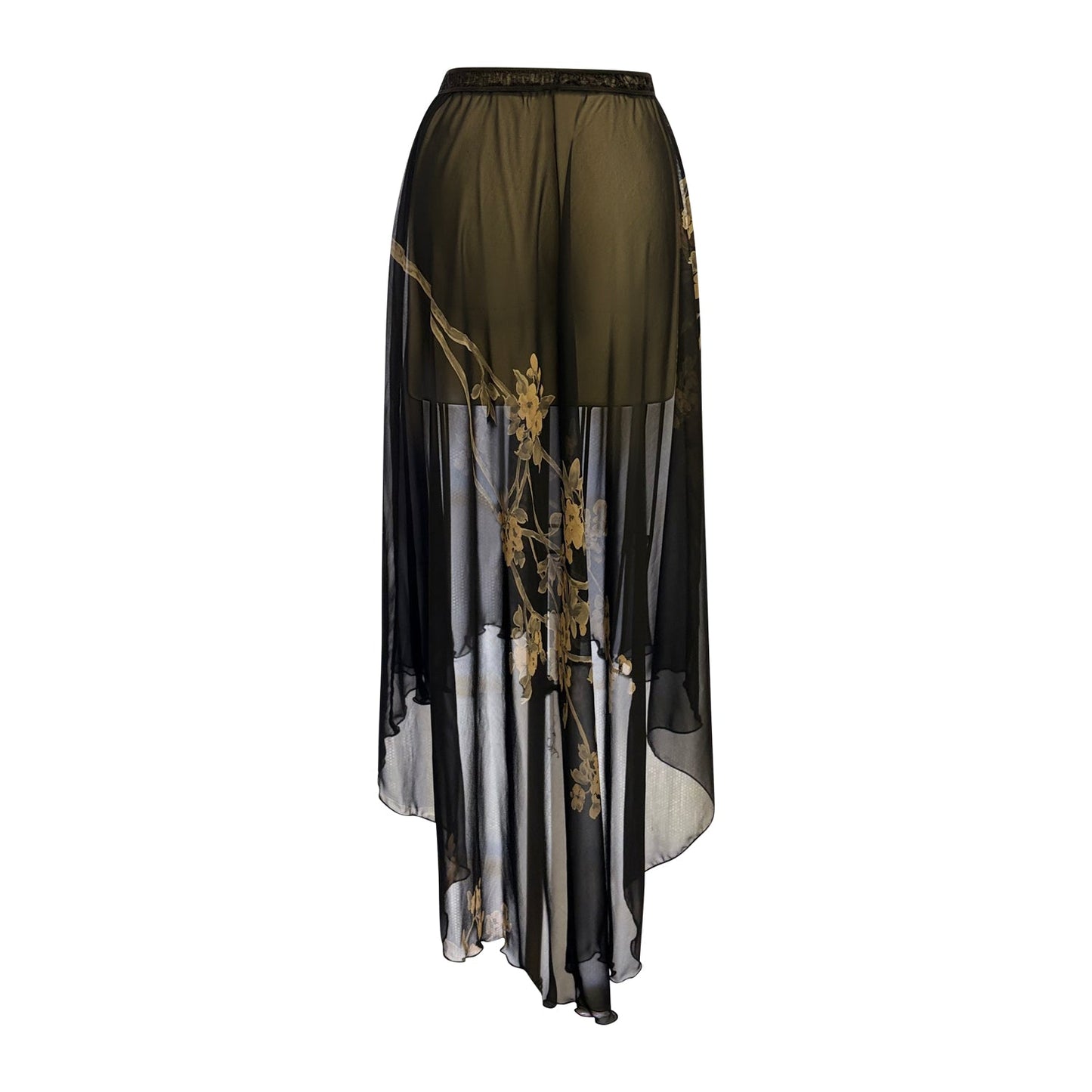 Faela Skirt — High/Low Silk Chiffon