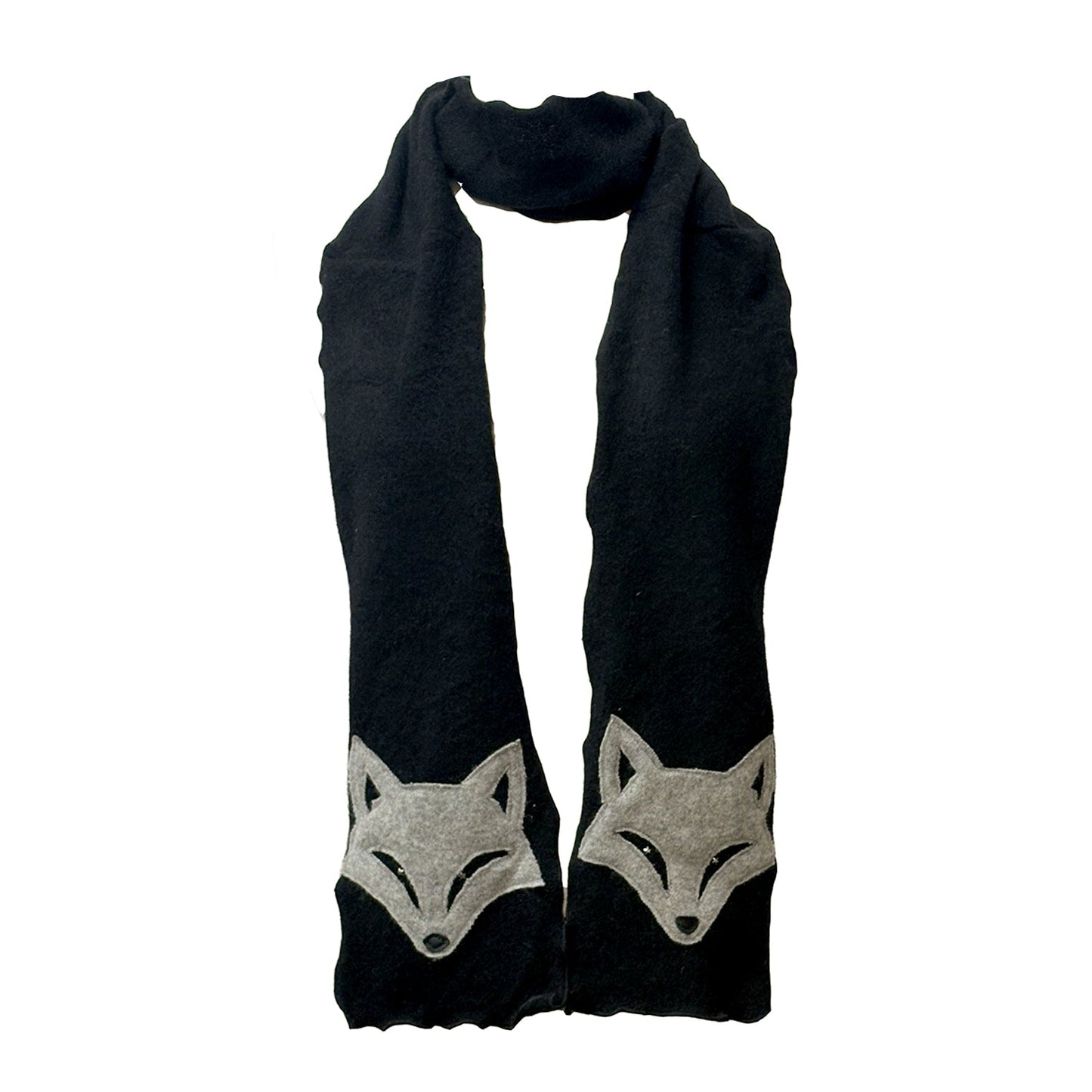 Fox Scarf-Black