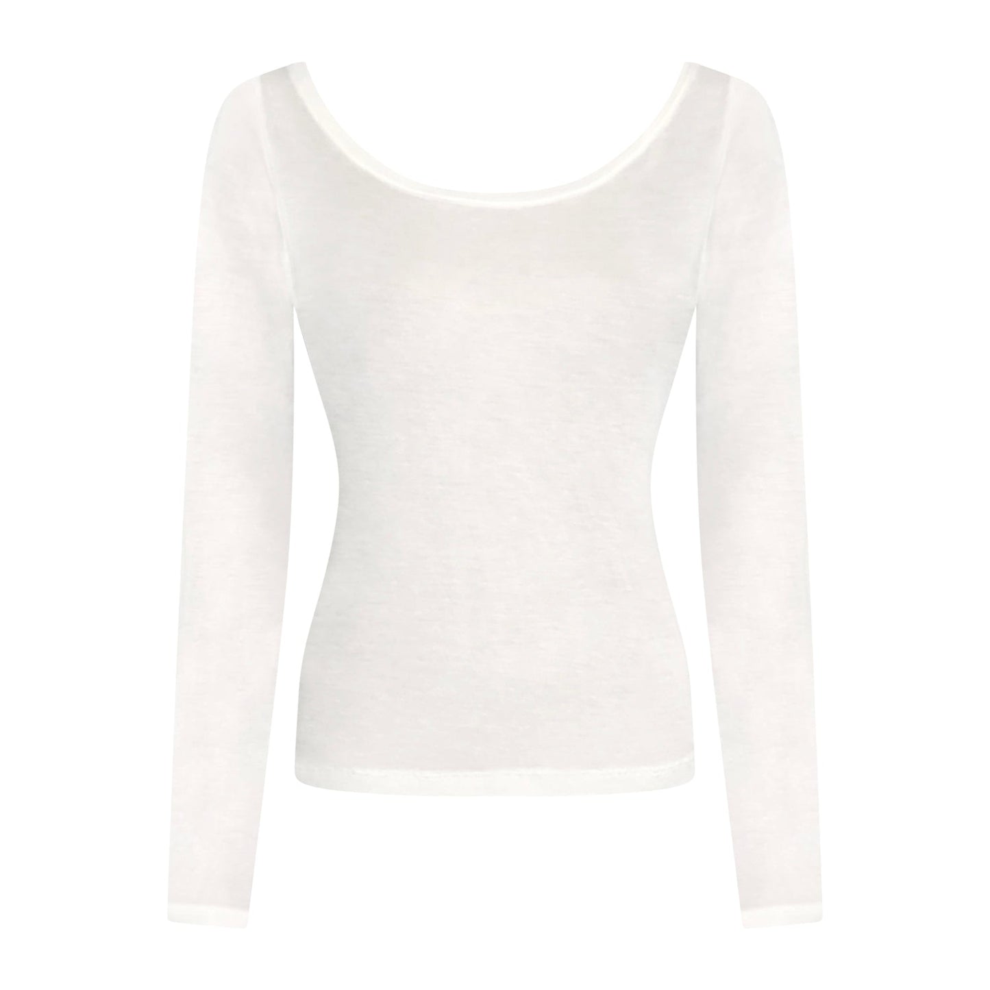 Martha Longsleeve Boatneck-White