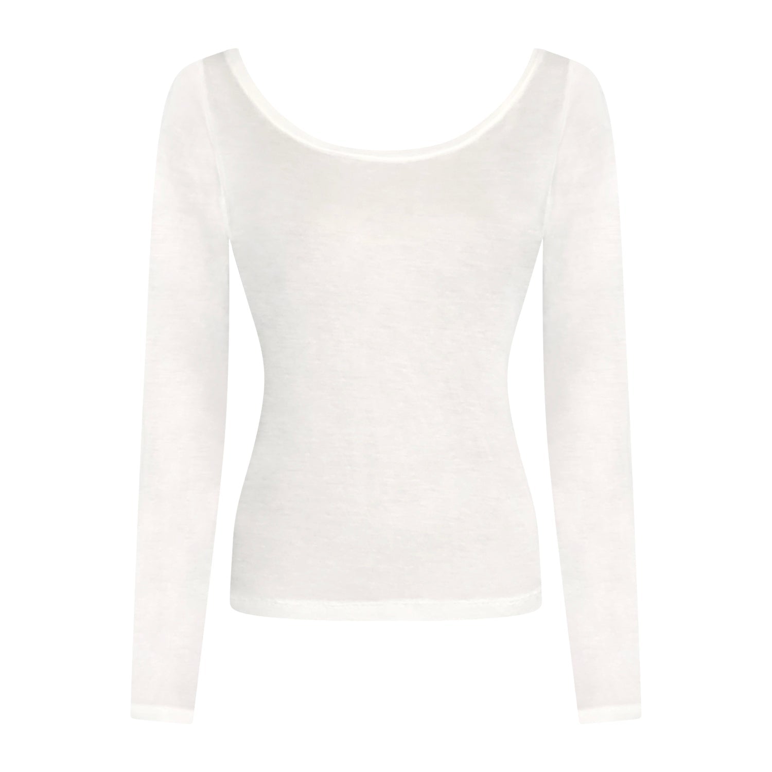 Martha Longsleeve Boatneck-White