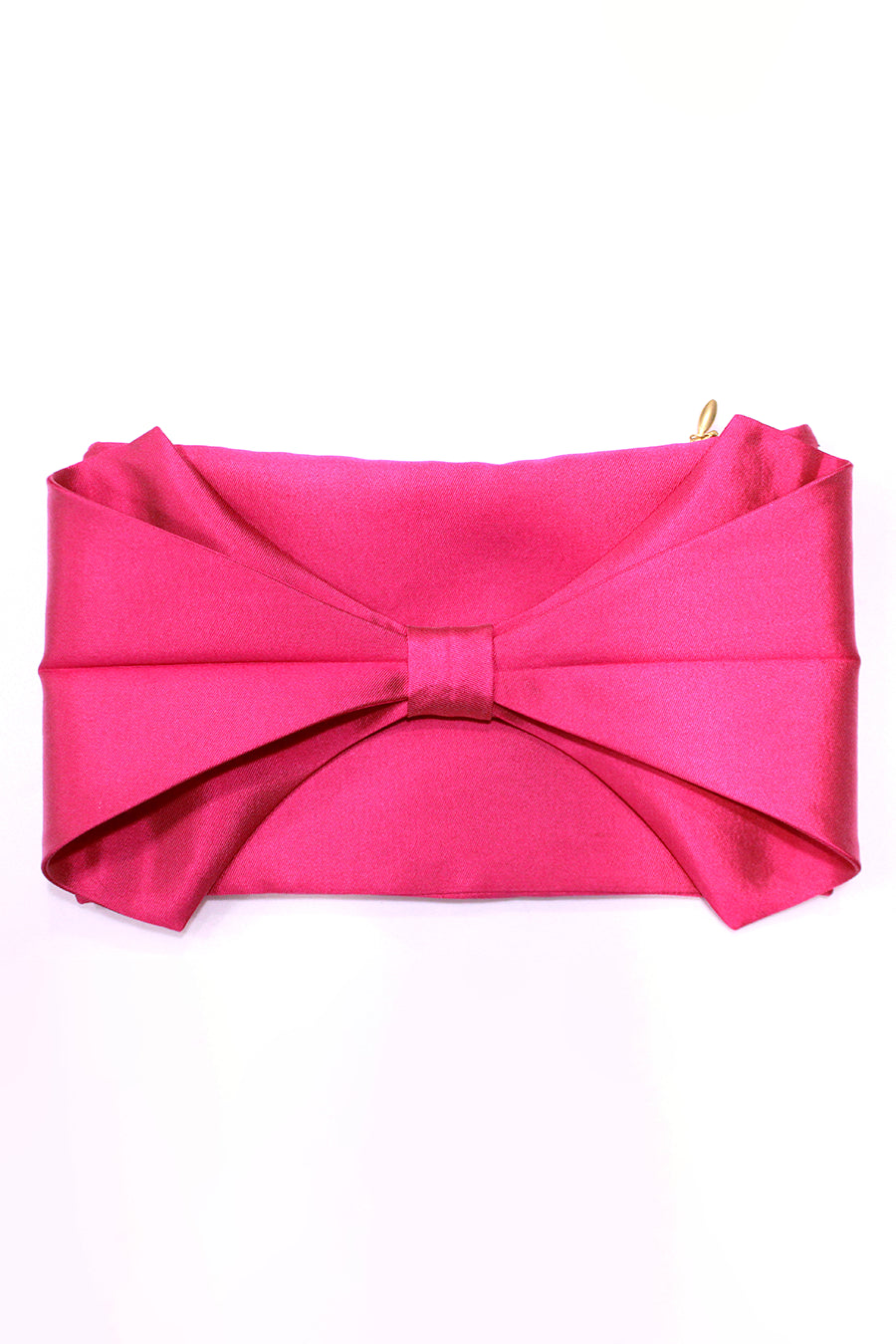 Bow Clutches in Pink, Emerald, and Fuchsia