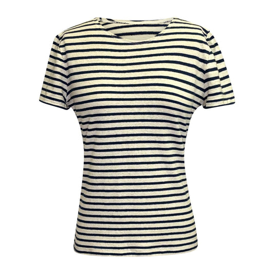 Harbor Hemp Stripe Short Sleeve T Shirt