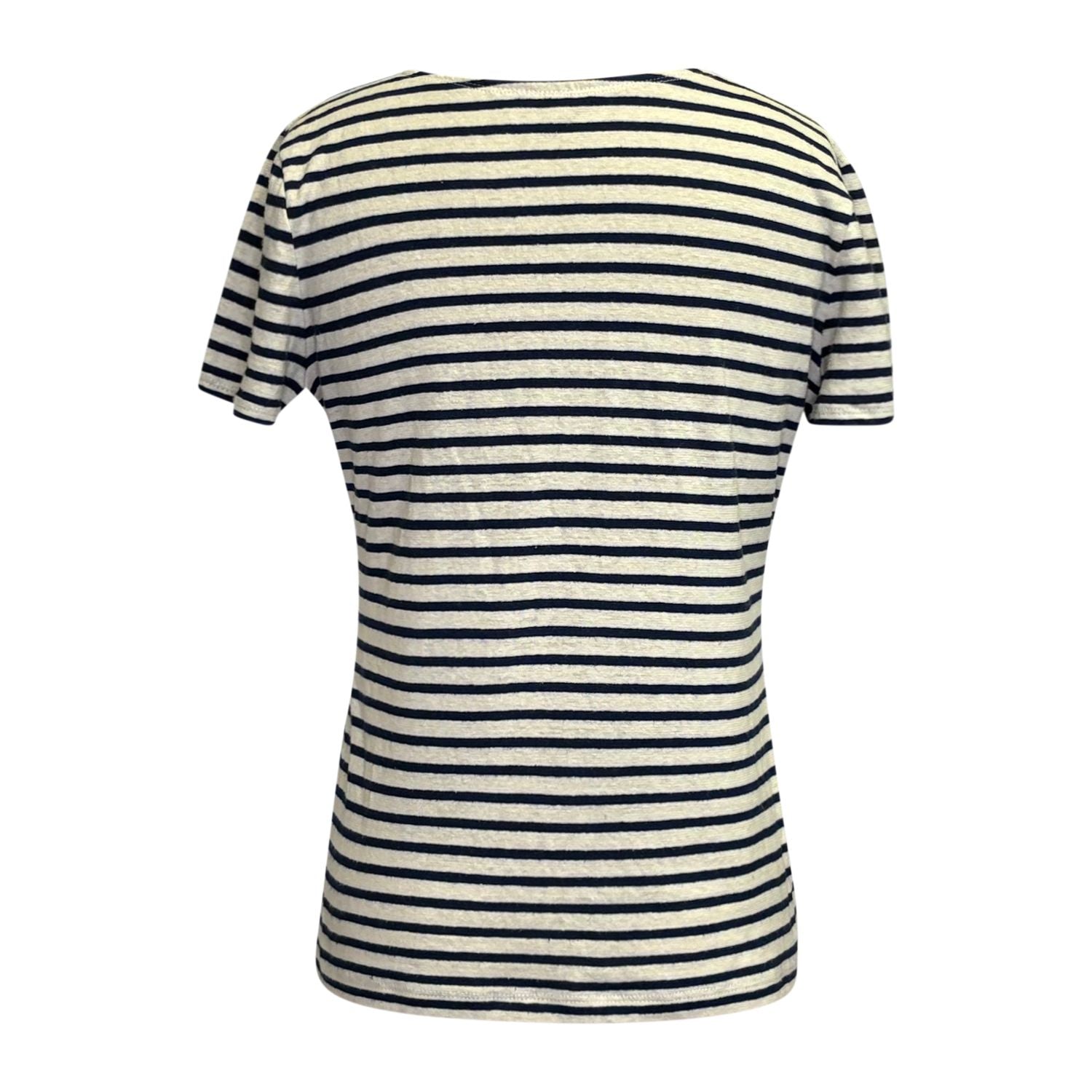 Harbor Hemp Stripe Short Sleeve T Shirt