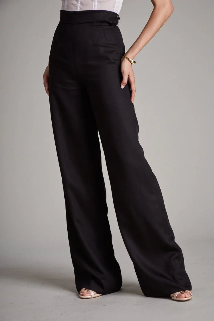 Black Wide Leg Trousers