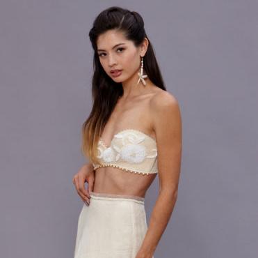 Jane Bralette-Vintage Beaded Wool