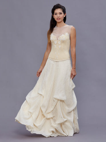 Janice Bustier-Vintage Beaded Wool