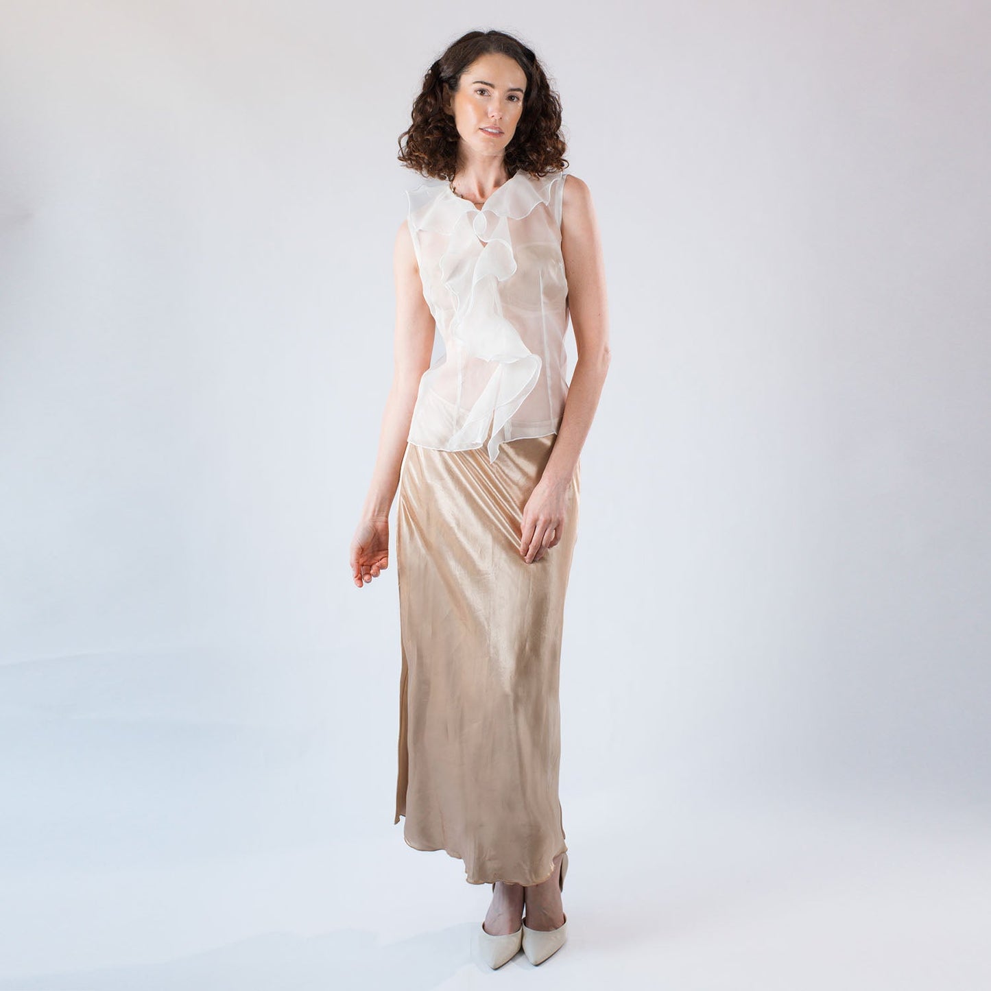 Anaïs Silk Organza Blouse