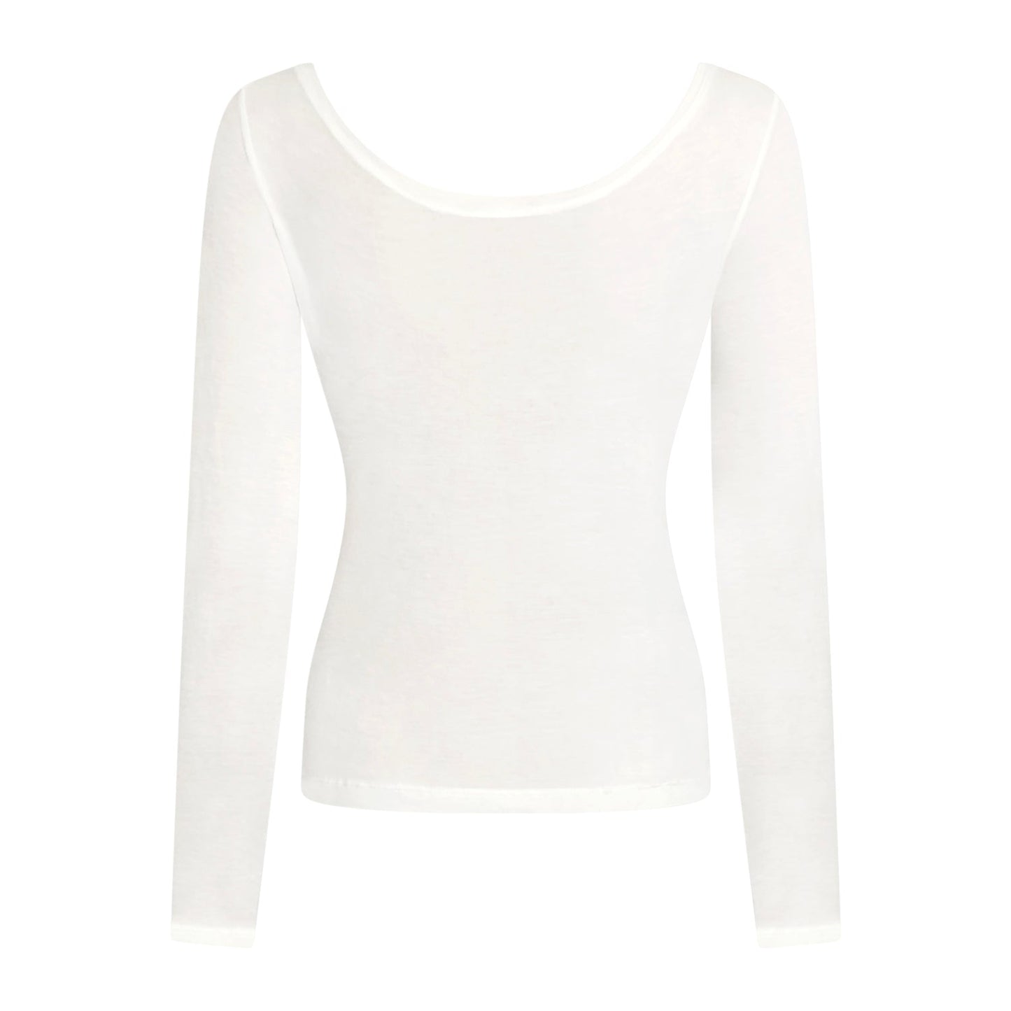 Martha Longsleeve Boatneck-White