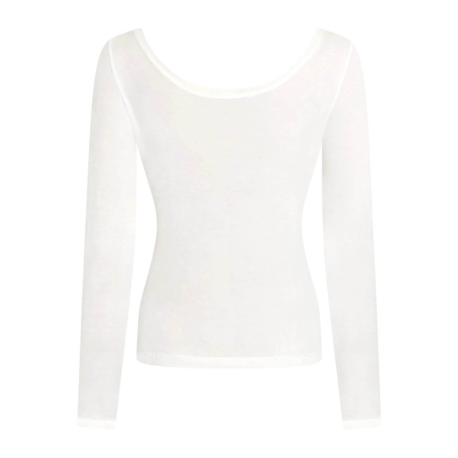 Martha Longsleeve Boatneck-White