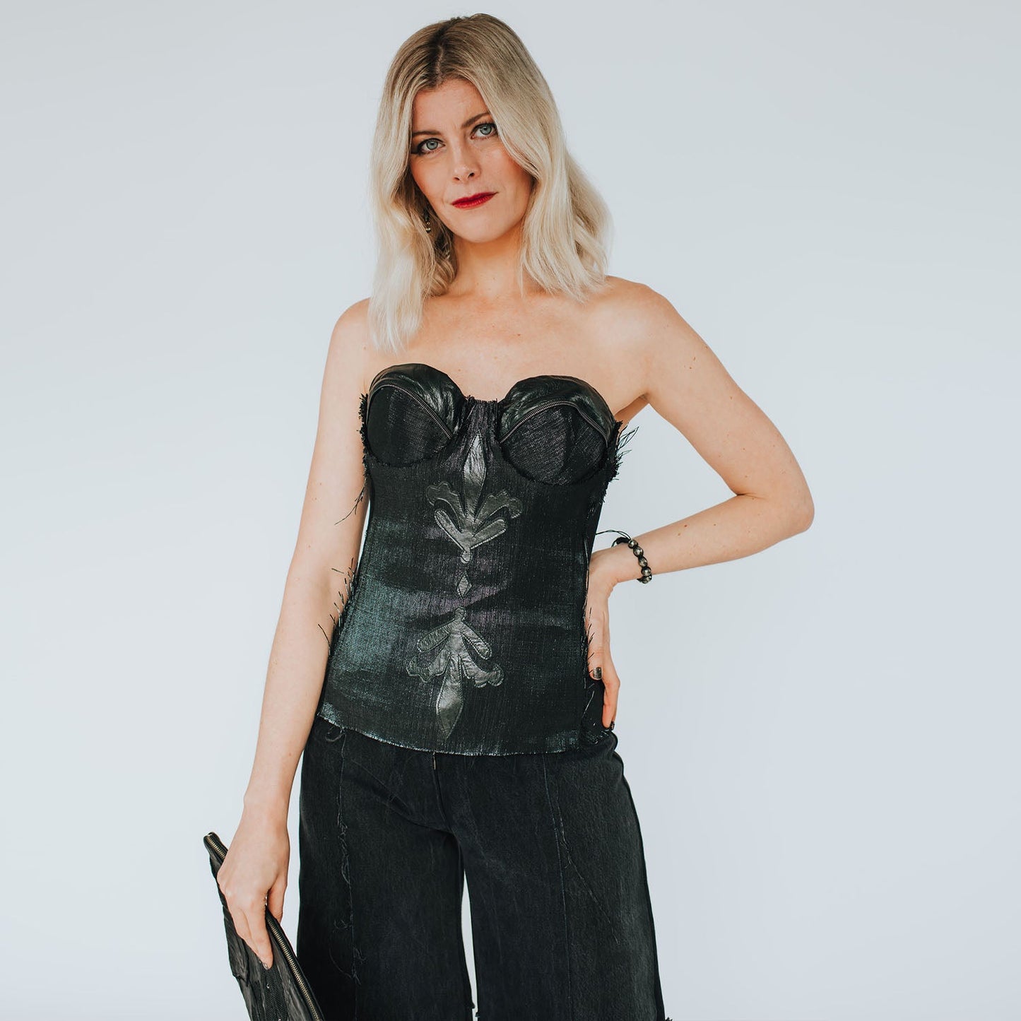 Naomi Sonic Fabric Bustier