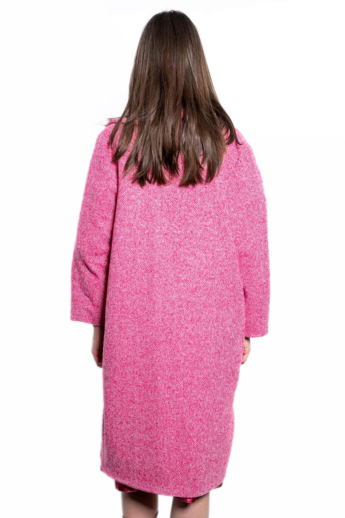Rosa Mantel midi