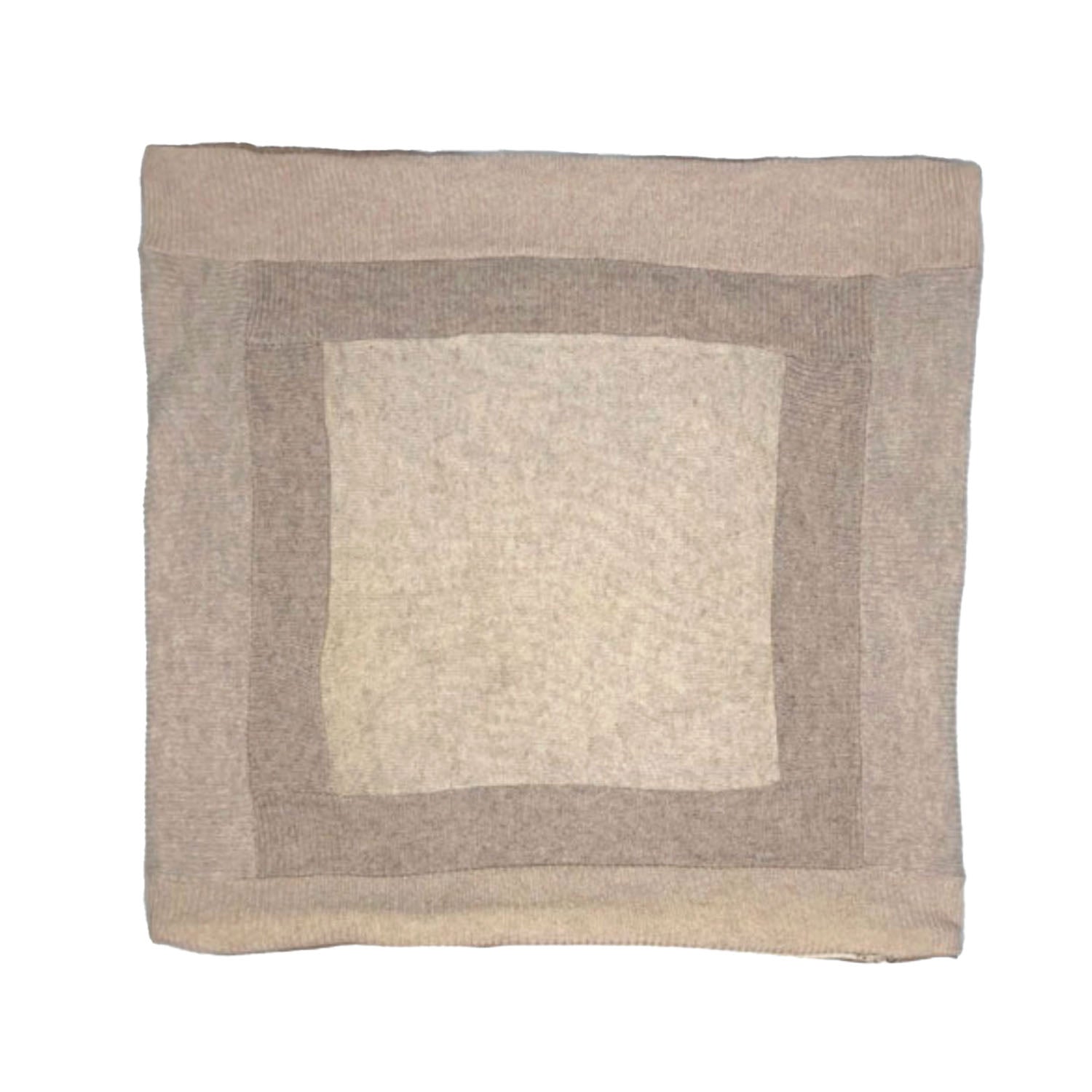 Oatmeal Color Blocked Pillow +1 18"