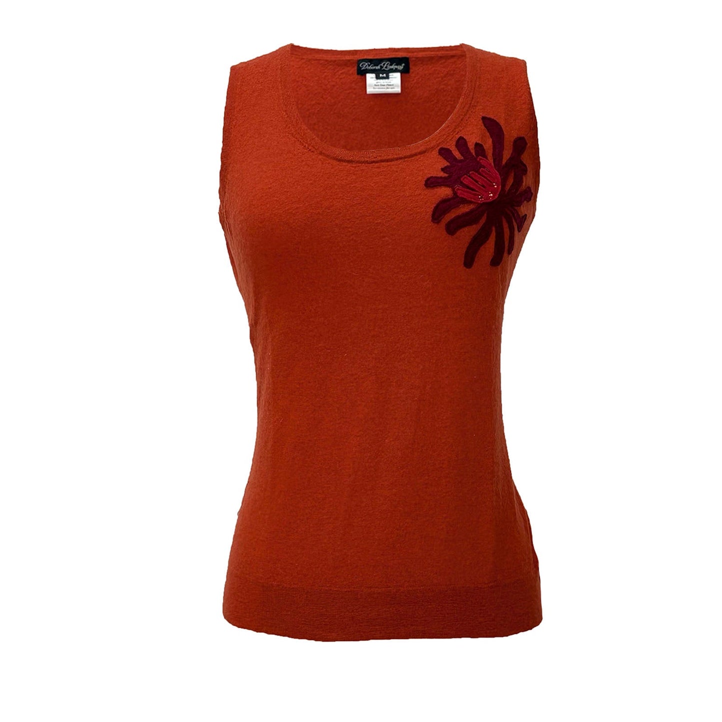 Corsage Sweater-Orange