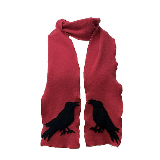 Ravens Scarf-Red