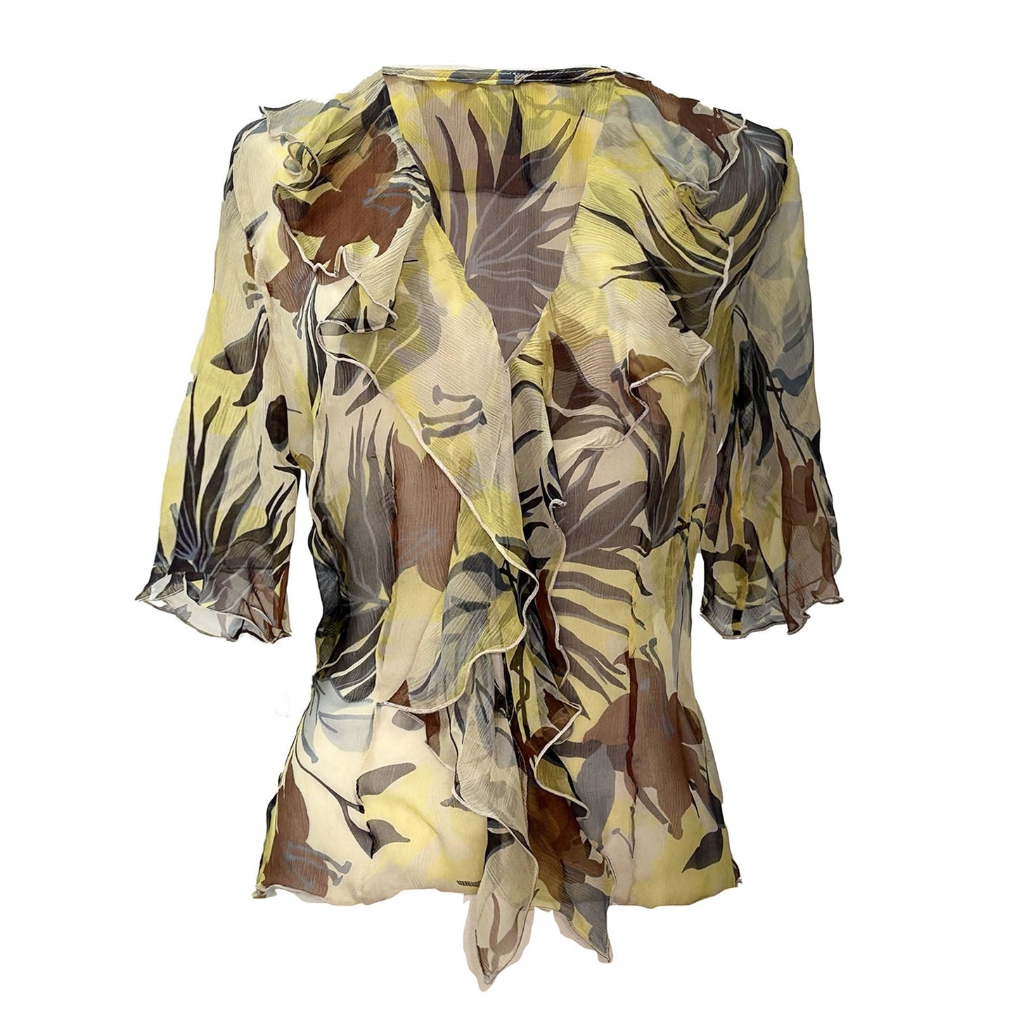 Autumn Soleil Flounce Blouse
