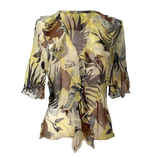 Autumn Soleil Flounce Blouse