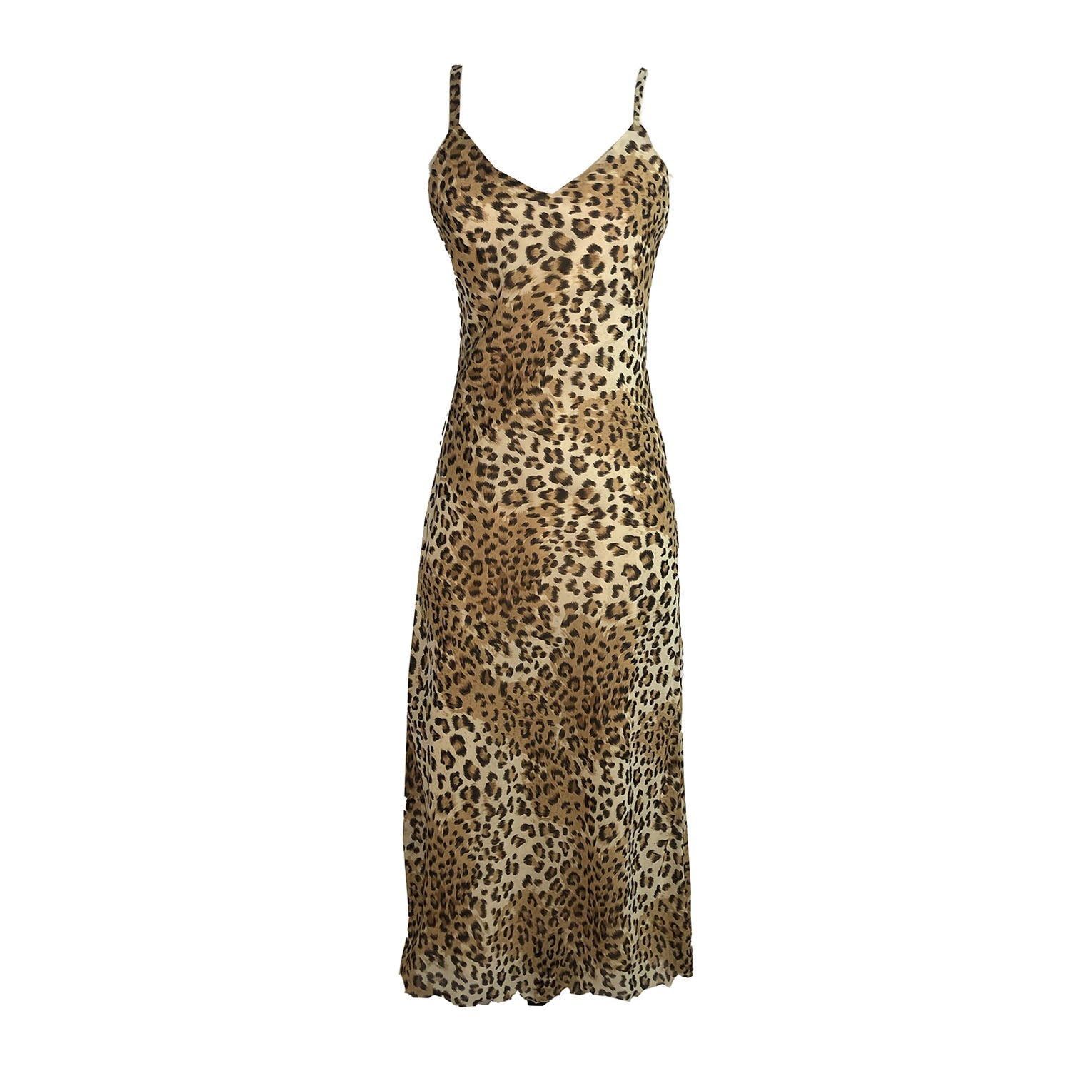 Loretta Vegan Leopard Slipdress