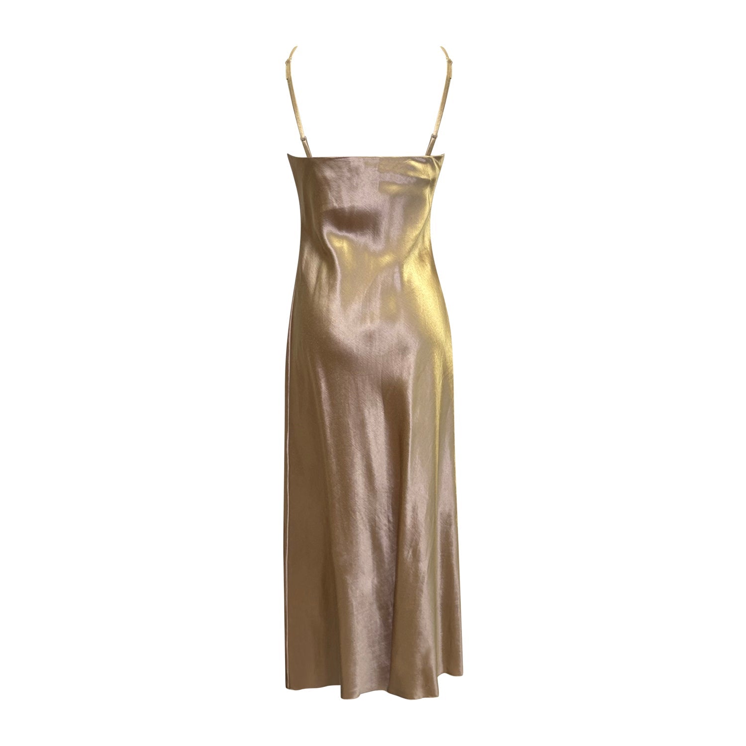 Vivien Slipdress–Hemp/Silk-Champagne