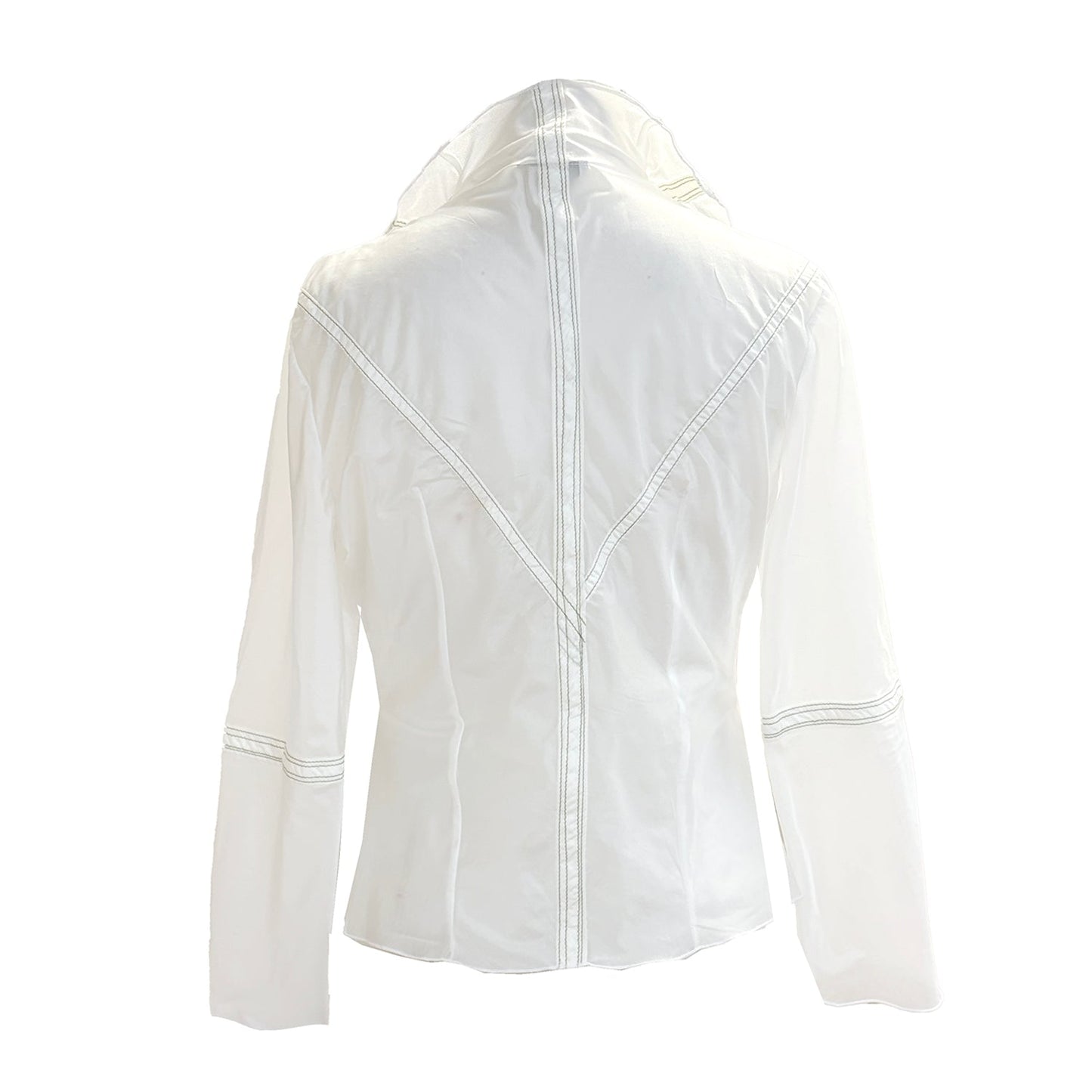 Elinor Flutter Front Jacket-White