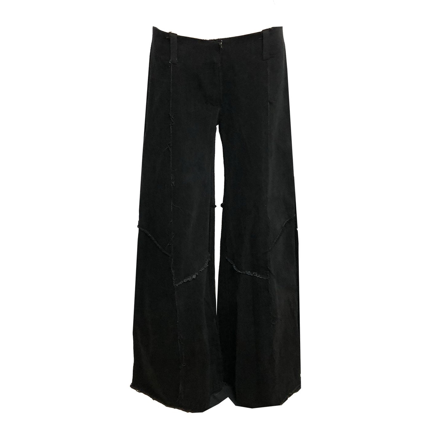 Alex Low Rise Wide Leg Jean-Black