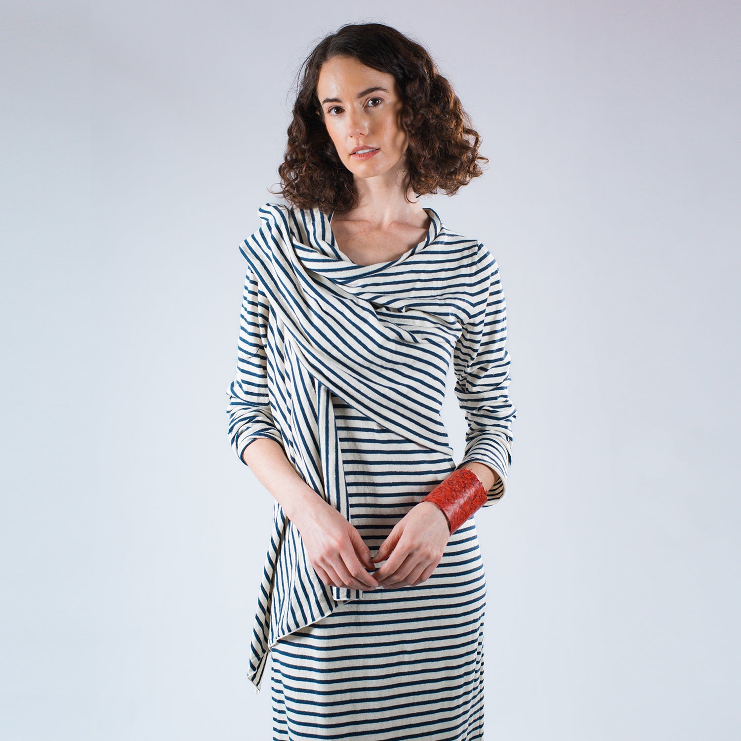 Bridget Stripe Hemp Dress