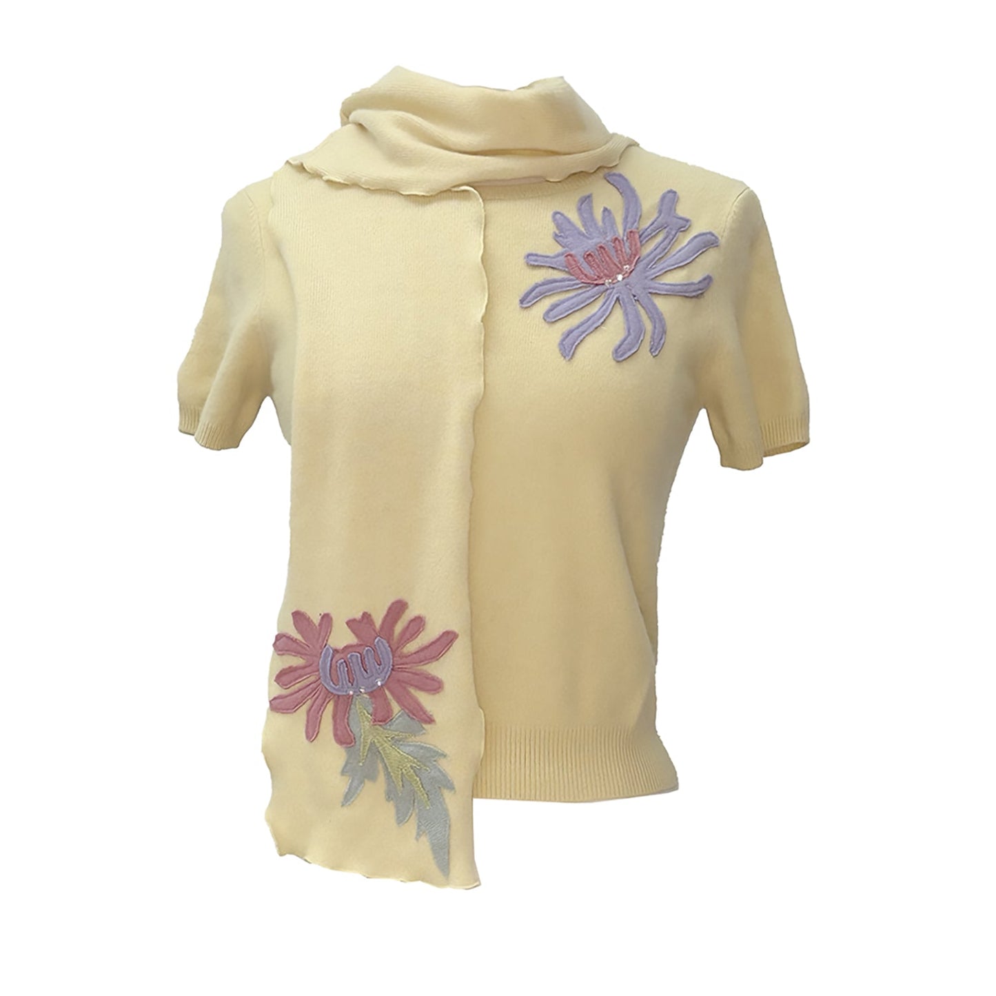 Chrysanthemum Scarf-Yellow