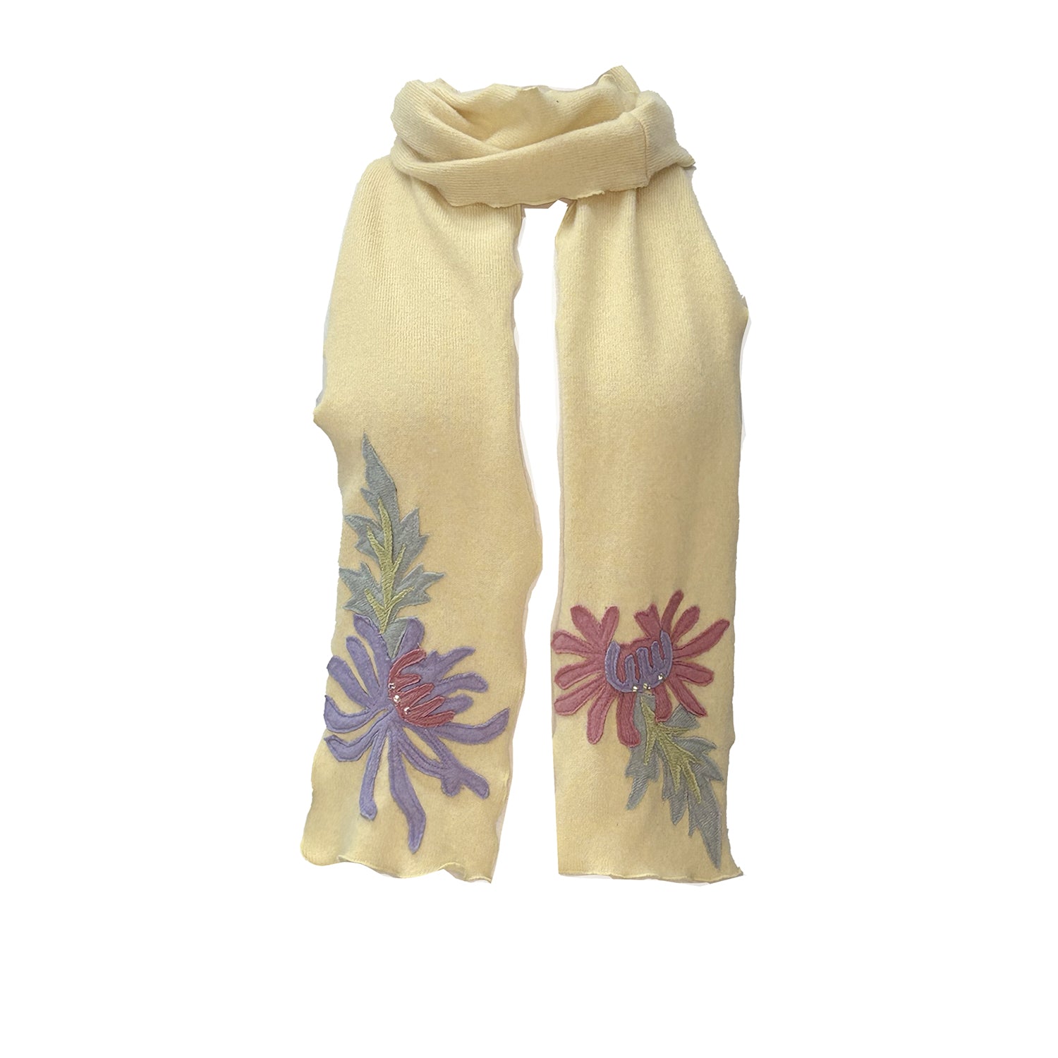 Chrysanthemum Cardigan-Cropped Yellow