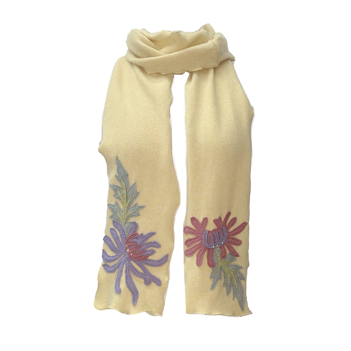 Chrysanthemum Scarf-Yellow